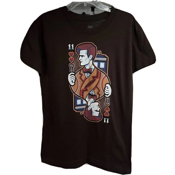 Teefury Gallery 11 Doctor Who Tarnis Jack Card Limited Graphic Brown T-Shirt 3XL - Picture 1 of 4